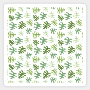 Monstera Leaves Pattern Sticker